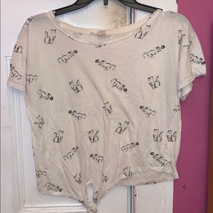 super cute cat shirt!